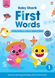 Baby Shark First Words Activity Book 1: Family, Numbers, Colours, Shapes &amp; More | 9789815044027