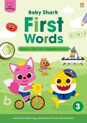 Baby Shark First Words Activity Book 3: Vehicles, Jobs, Fruit, Vegetables &amp; More | 9789815044041