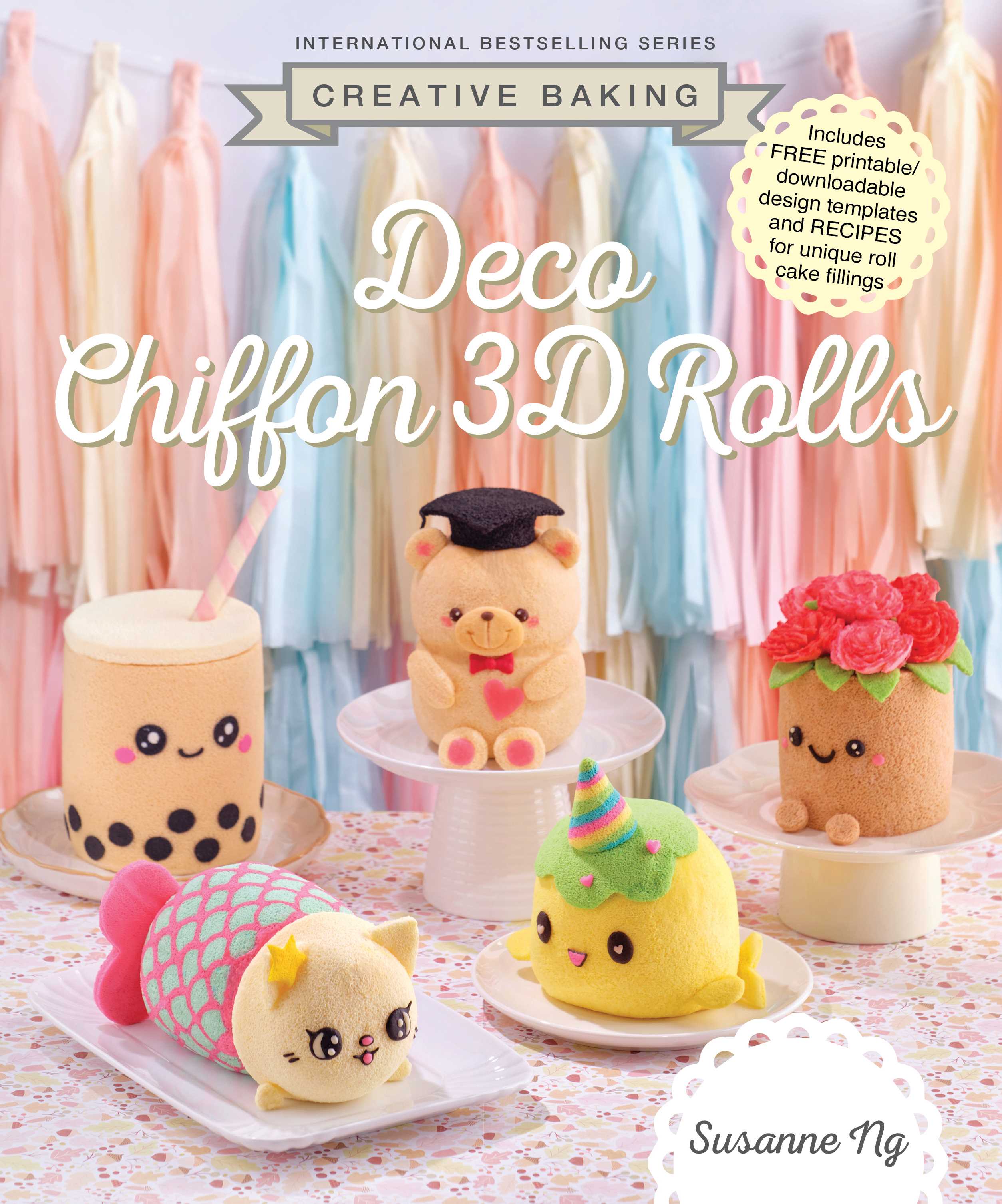 Creative Baking Deco Chiffon 3D Character Rolls cover
